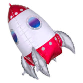 Jumbo Rocket Ship Foil Balloon - The Party Room